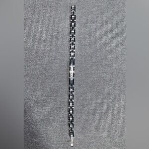 Black and silver bracelet DIAAMOUR